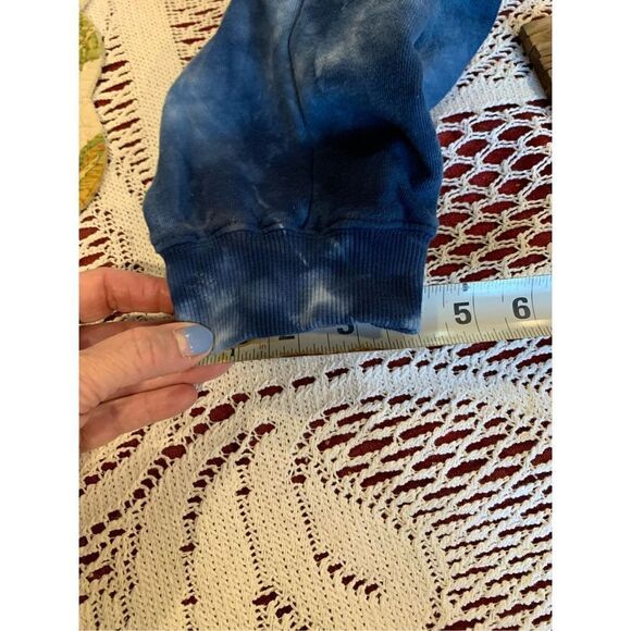 Zoozatz Joggers Penn State Blue Tie-Dye, PaperBag Tapered Ankle Tie-Waist  EUC - Picture 7 of 12